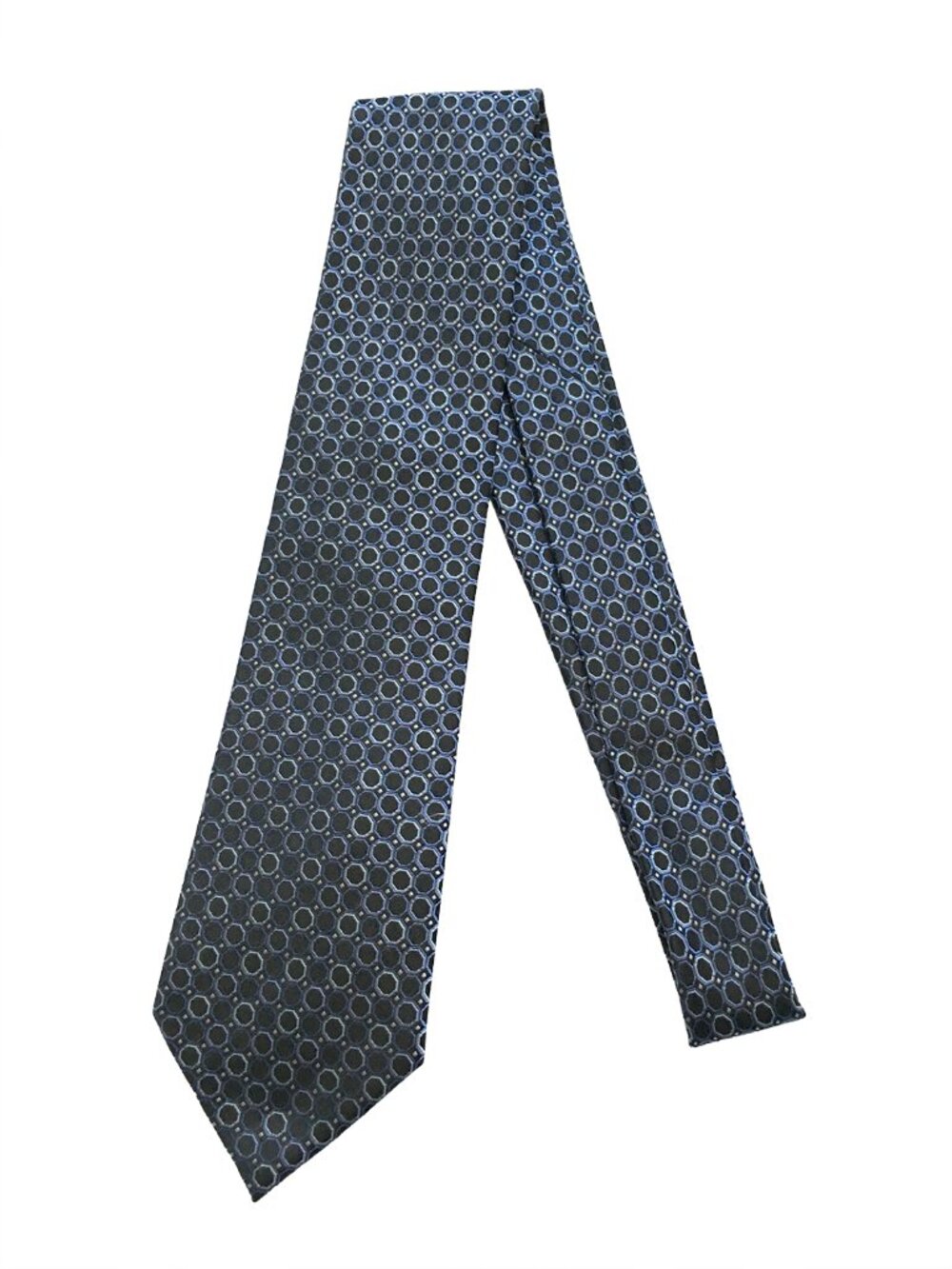 Claiborn Men's Blue Silk Tie
